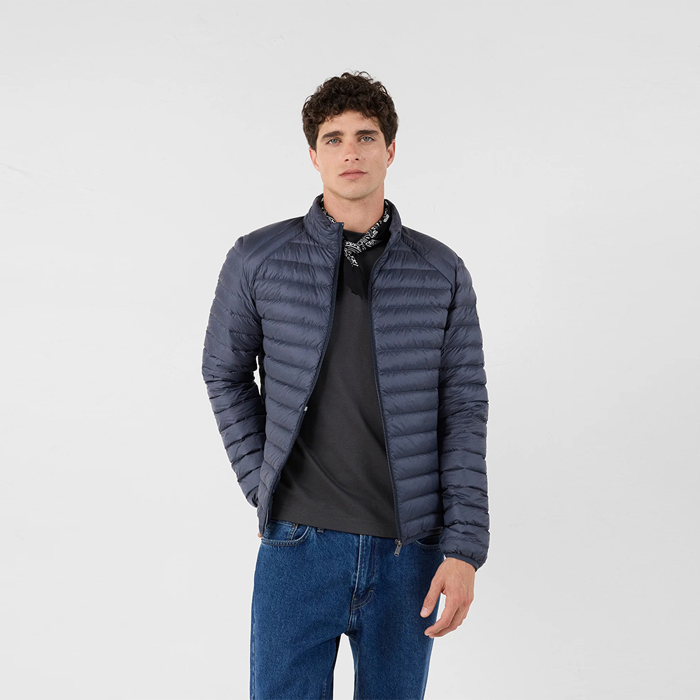 【JOTT】MAT經典款立領羽絨外套(青石藍)