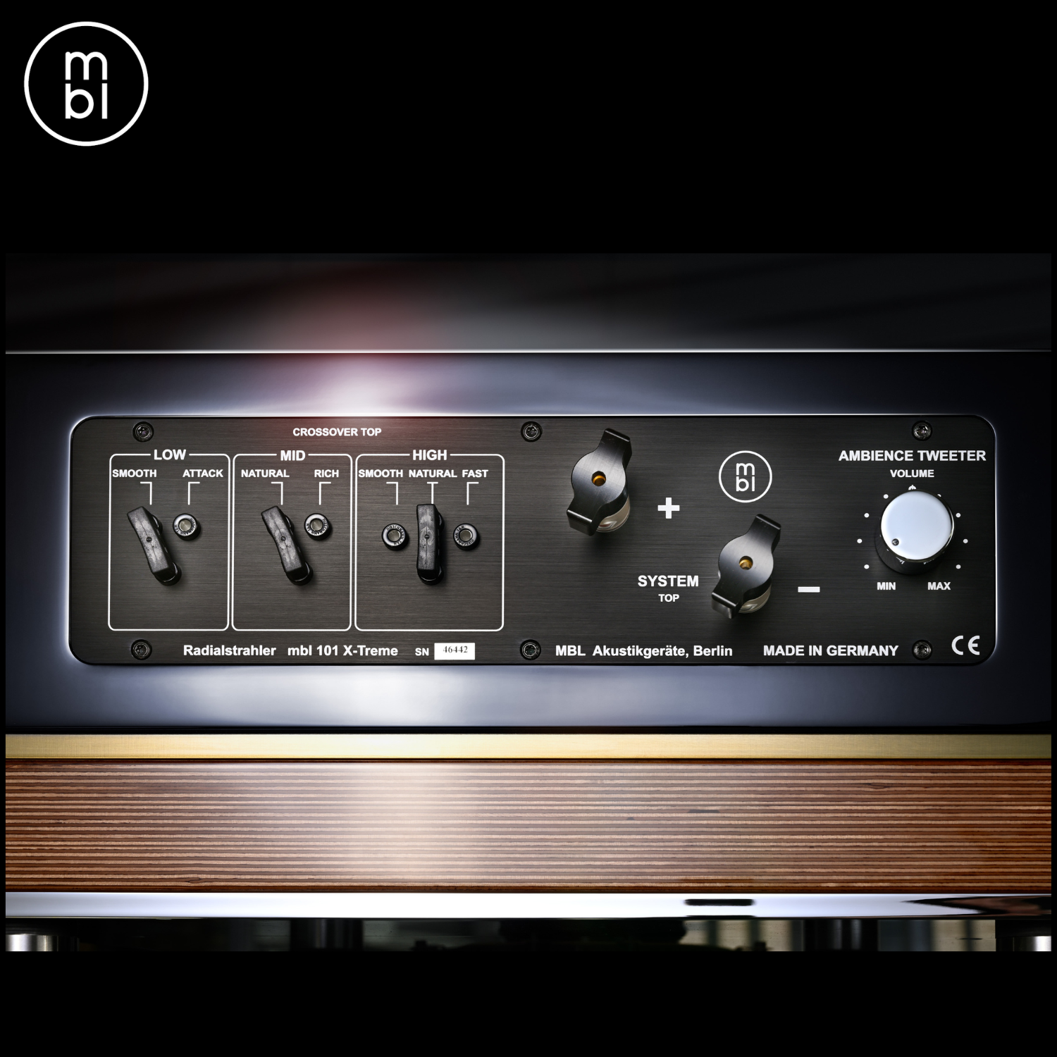 MBL Radialstrahler System 101 X-Treme MKII Speaker Control Panel