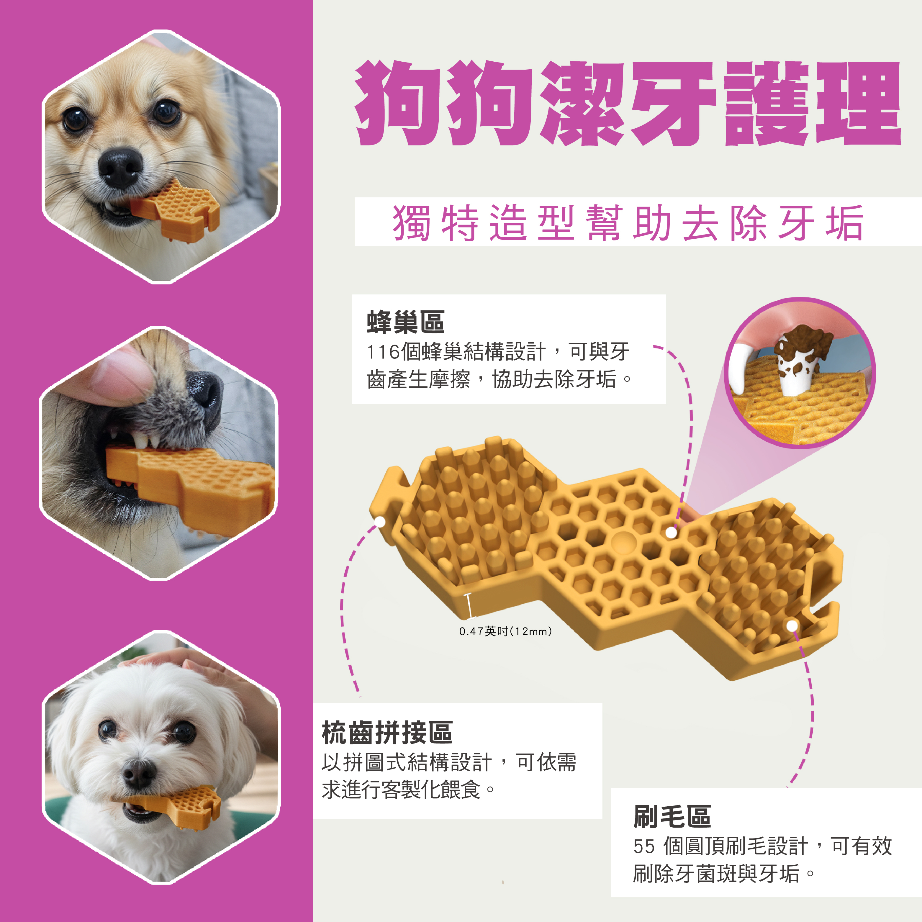 Dr. Petra 沛特拉醫生- 狗狗潔牙棒 地瓜+椰子口味
