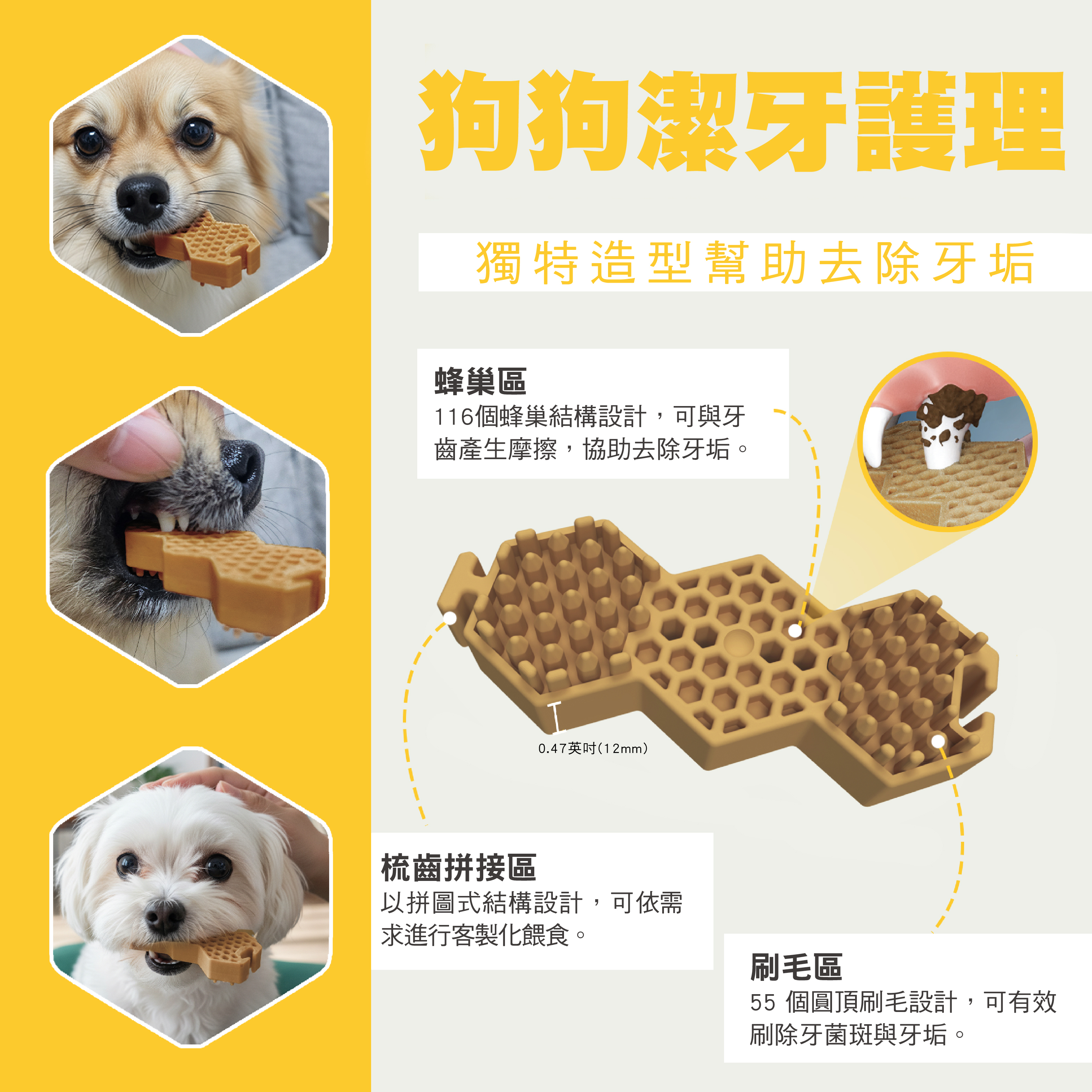 Dr. Petra 沛特拉醫生- 狗狗潔牙棒 蜂蜜口味