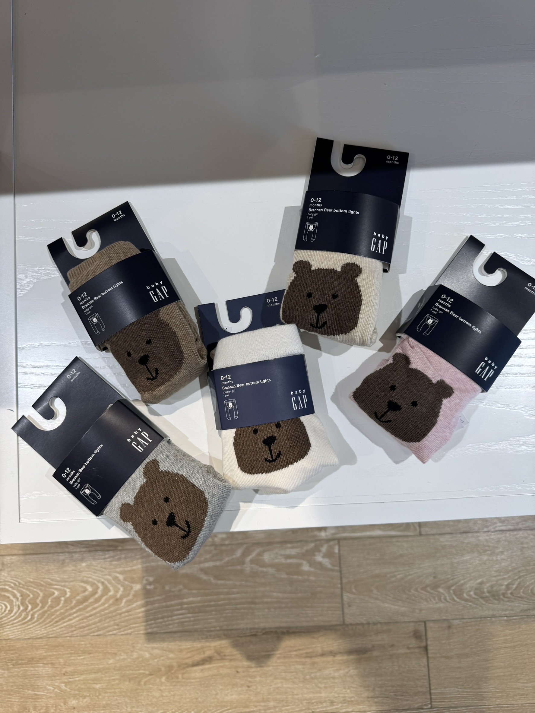 日本連線代購 GAP 寶寶包屁褲 熊頭 字母