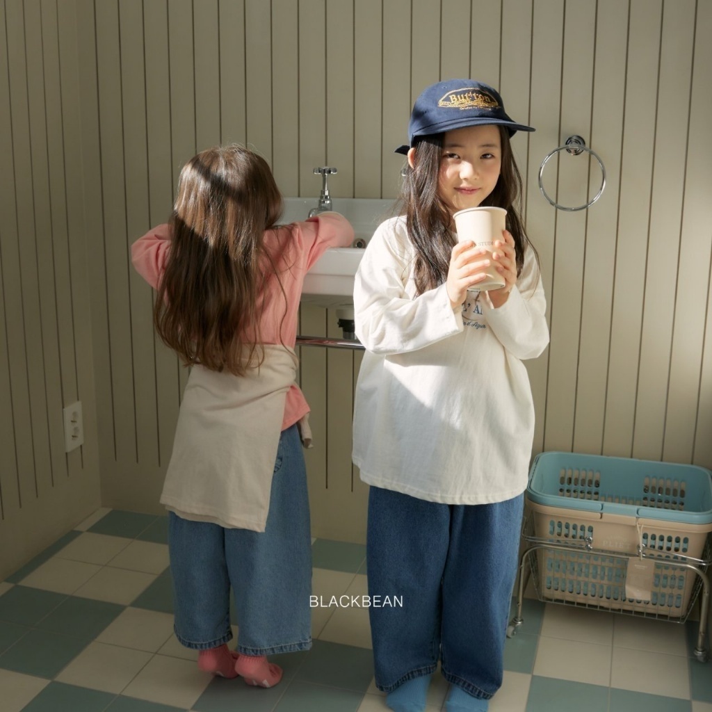 正韓春blackbean 嫩嬰/小童兩色LE SOLEIL上衣