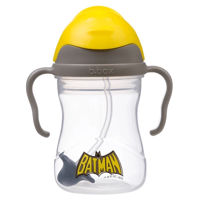 B.Box - 防漏吸管學飲杯PP 蝙蝠俠 240ml  香港行貨