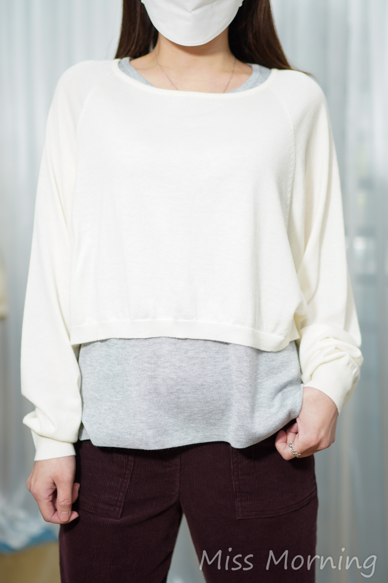 30%wool中薄一套兩件(15037)