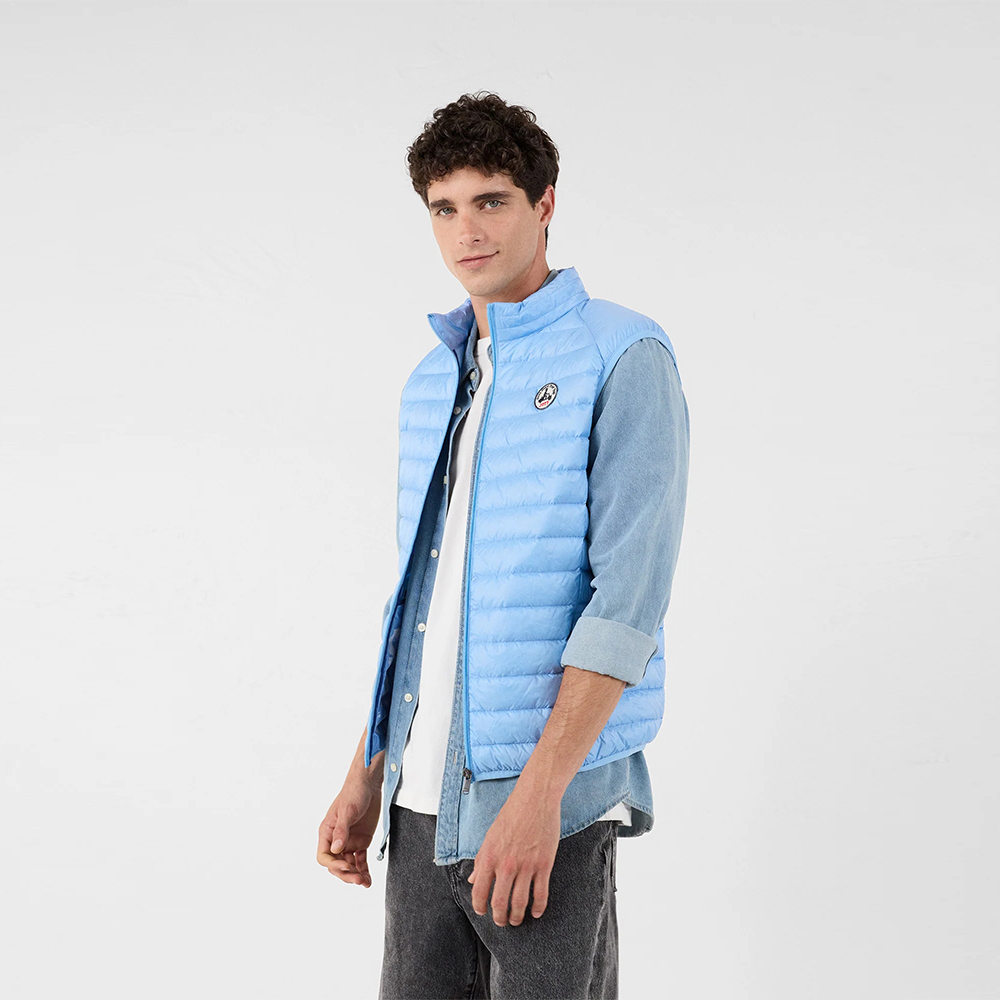 【JOTT】TOM經典款羽絨背心(水晶藍)