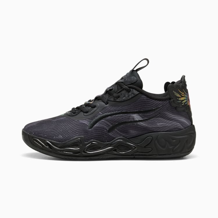 男鞋 PUMA MB.04 'Team Black' 黑色 火焰 緩震 支撐 運動 籃球鞋【312174-01】