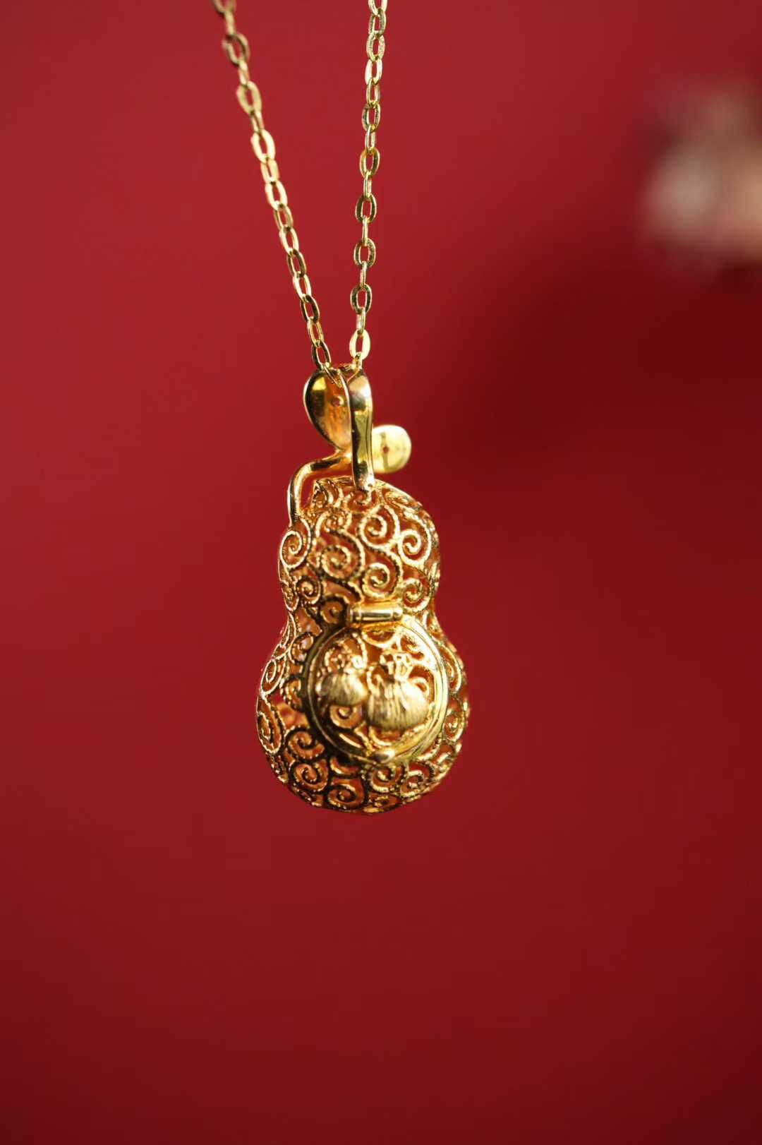 19842 翡翠葫蘆如意香囊吊墜