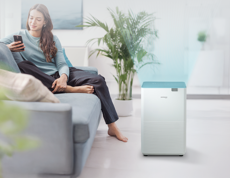 空氣淨化抽濕機, WiFi智能空氣淨化抽濕機, 智能抽濕淨化機, 德國寶抽濕淨化機