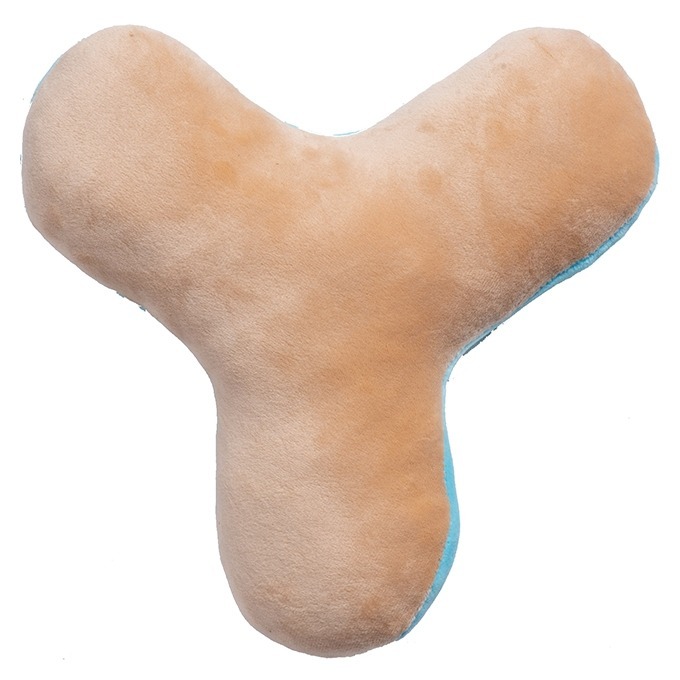 Cattyman 舒適Y型貓咪睡枕 (藍色)