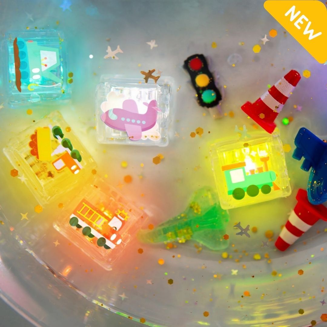 GLO PALS 炫光小冰塊(6顆裝)-AUTO交通工具