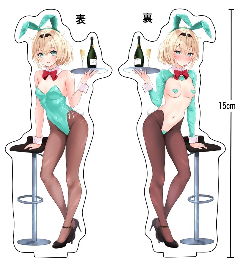 C107「同人代購」[Melonbooks代購」風真いろは　バニー　両面アクリルスタンド