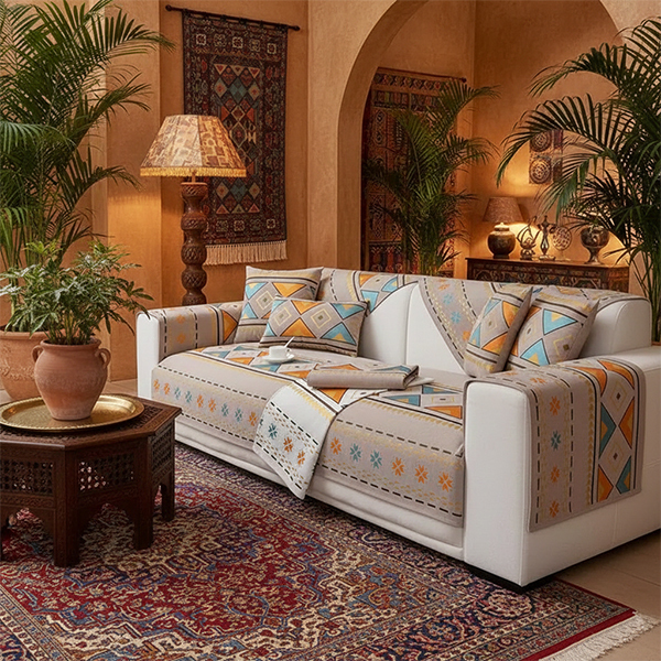 幾何形波西米亞四季用沙發墊