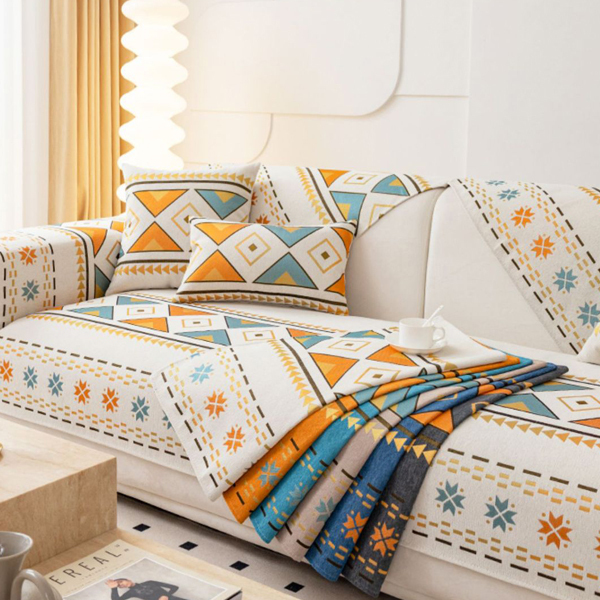 幾何形波西米亞四季用沙發墊