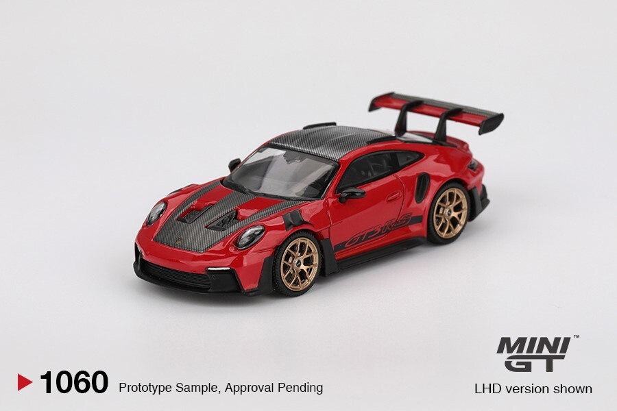 [預訂] Mini GT Porsche 911 (992) GT3 RS Weissach Package Guards Red