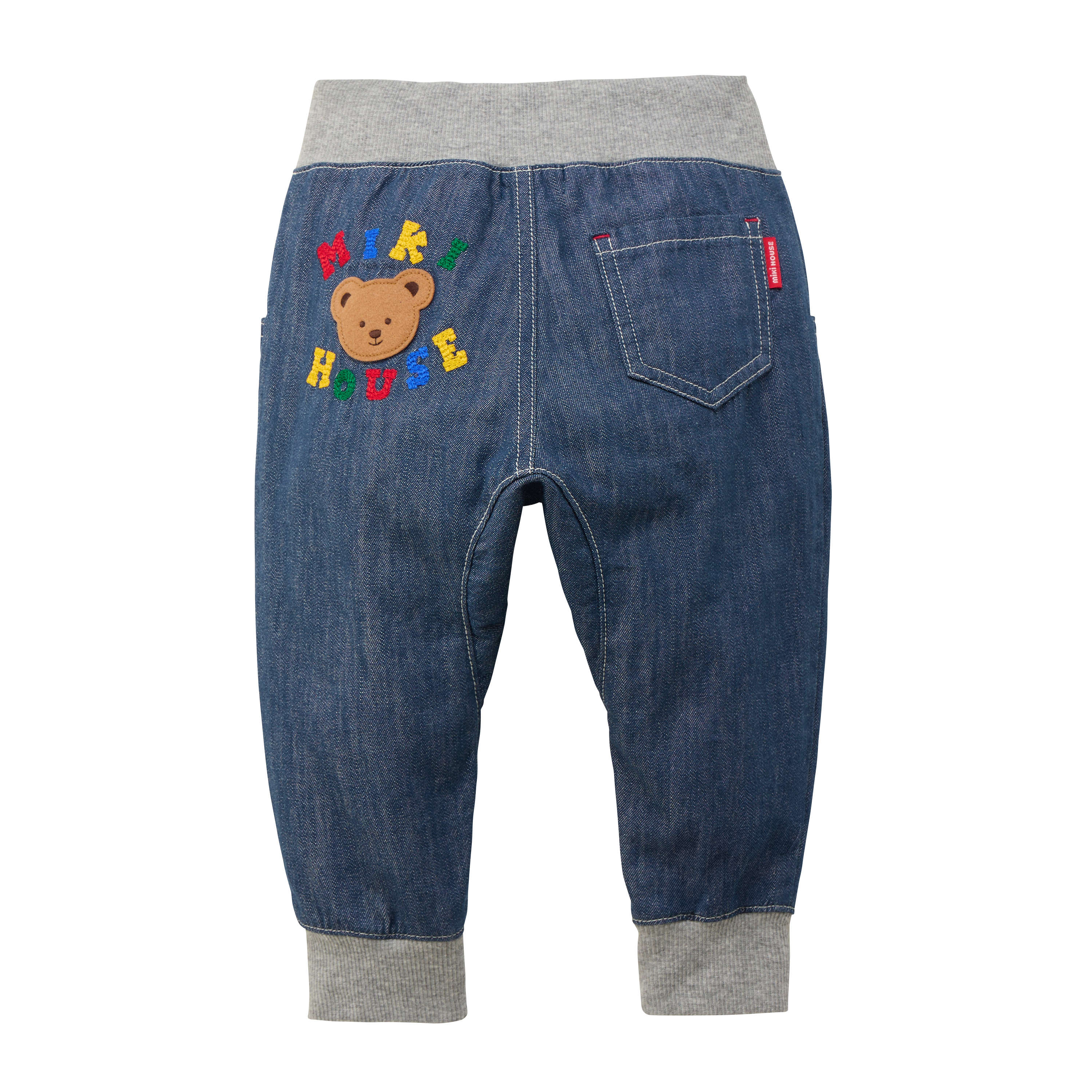 MH 拼色玩具車褲子