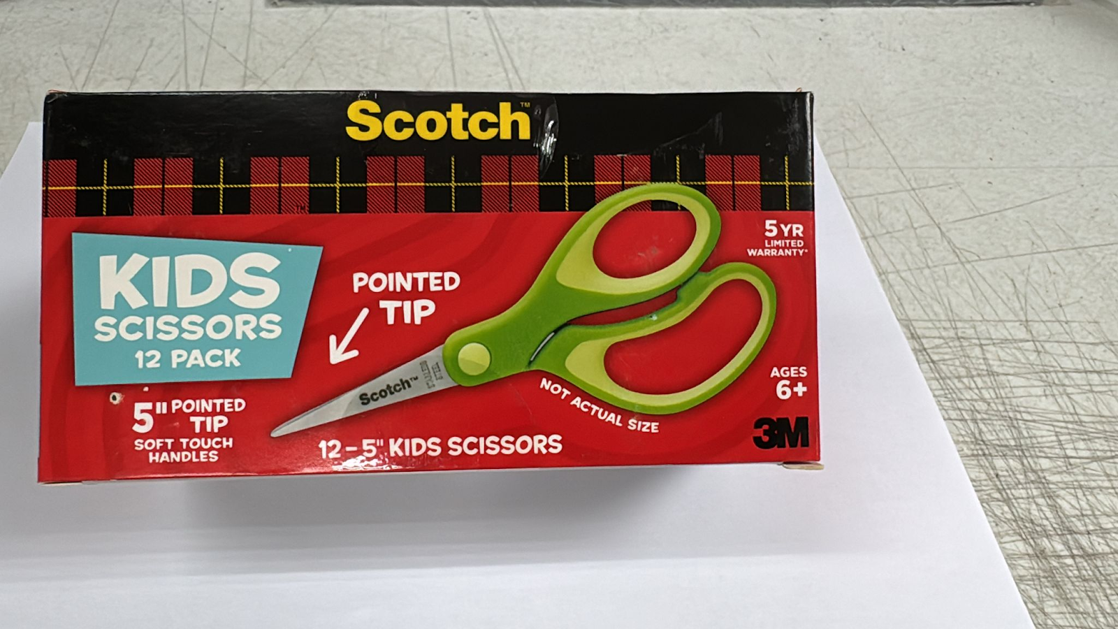 4G029 3M Scotch 5寸 兒童不鏽鋼安全較剪