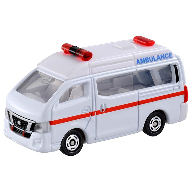 TOM-000 Tomica BX018 Nissan NV350 Caravan Ambulance