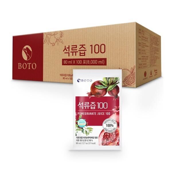 KR812 BOTO Pomegranate Juice 100 (80ml x 100)
