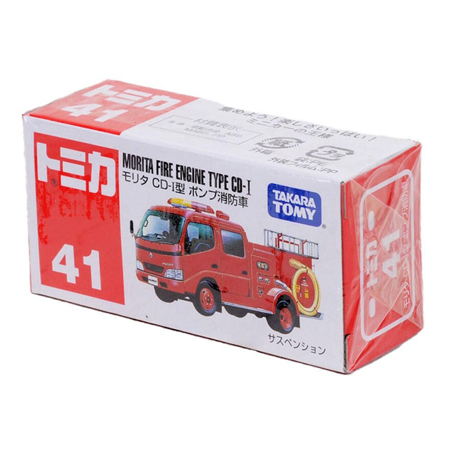TOM-000 Tomica BX041 Morita Pump Fire Engine