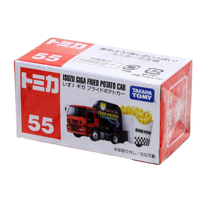 TOM-000 Tomica BX055 Isuzu GIGA Fried Potato Car