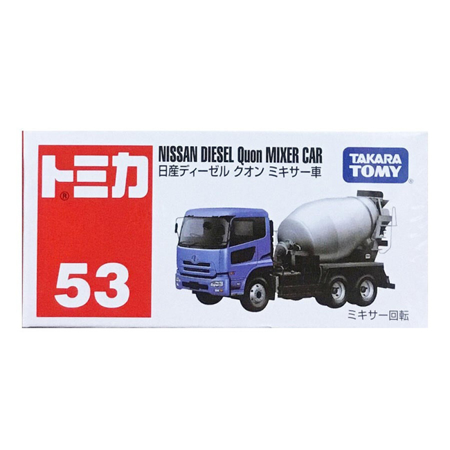 TOM-000 Tomica BX053 Nissan Quon Diesel Mixer