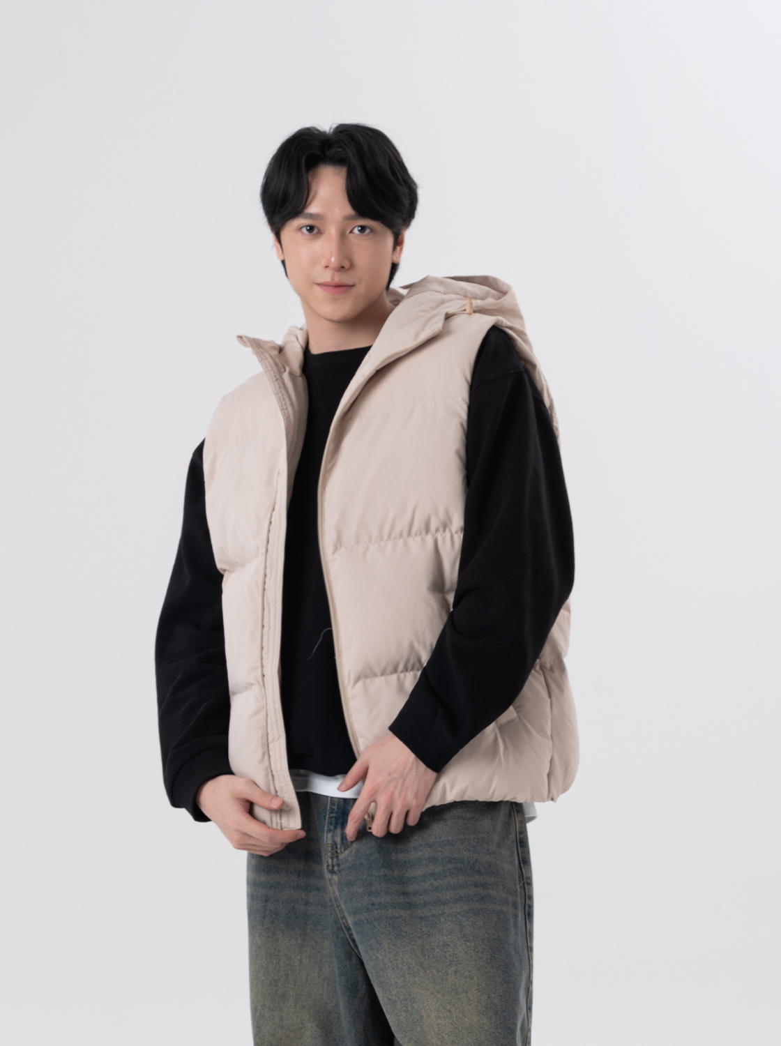 【期間限定】連帽麵包背心