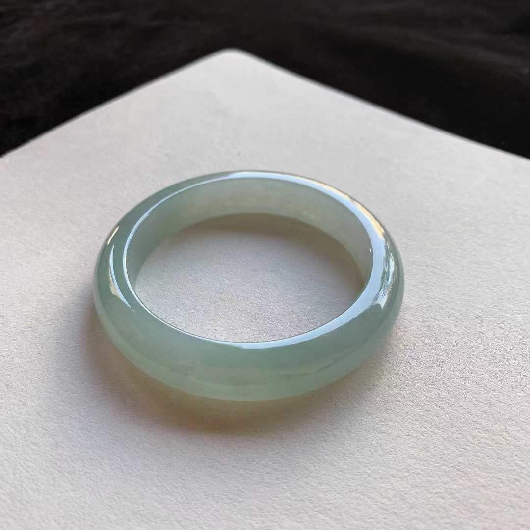 翡翠冰晴綠正圈手鐲,天然翡翠A玉, 緬甸玉, Jade, Jadeite
