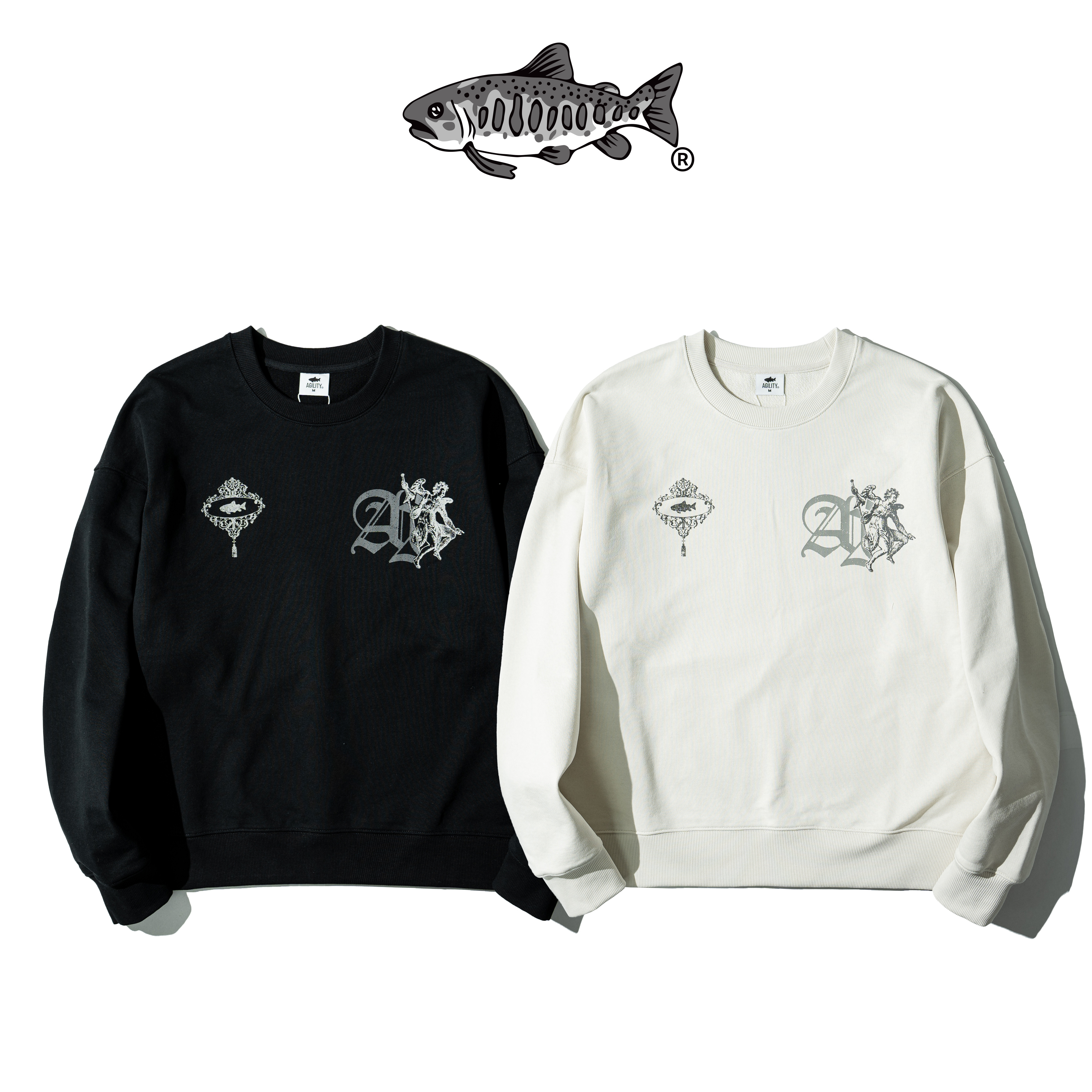 AGILITY Heavy Sweater / Gallery of Art 戰士圖像 大學Tee [H3-TAGA]