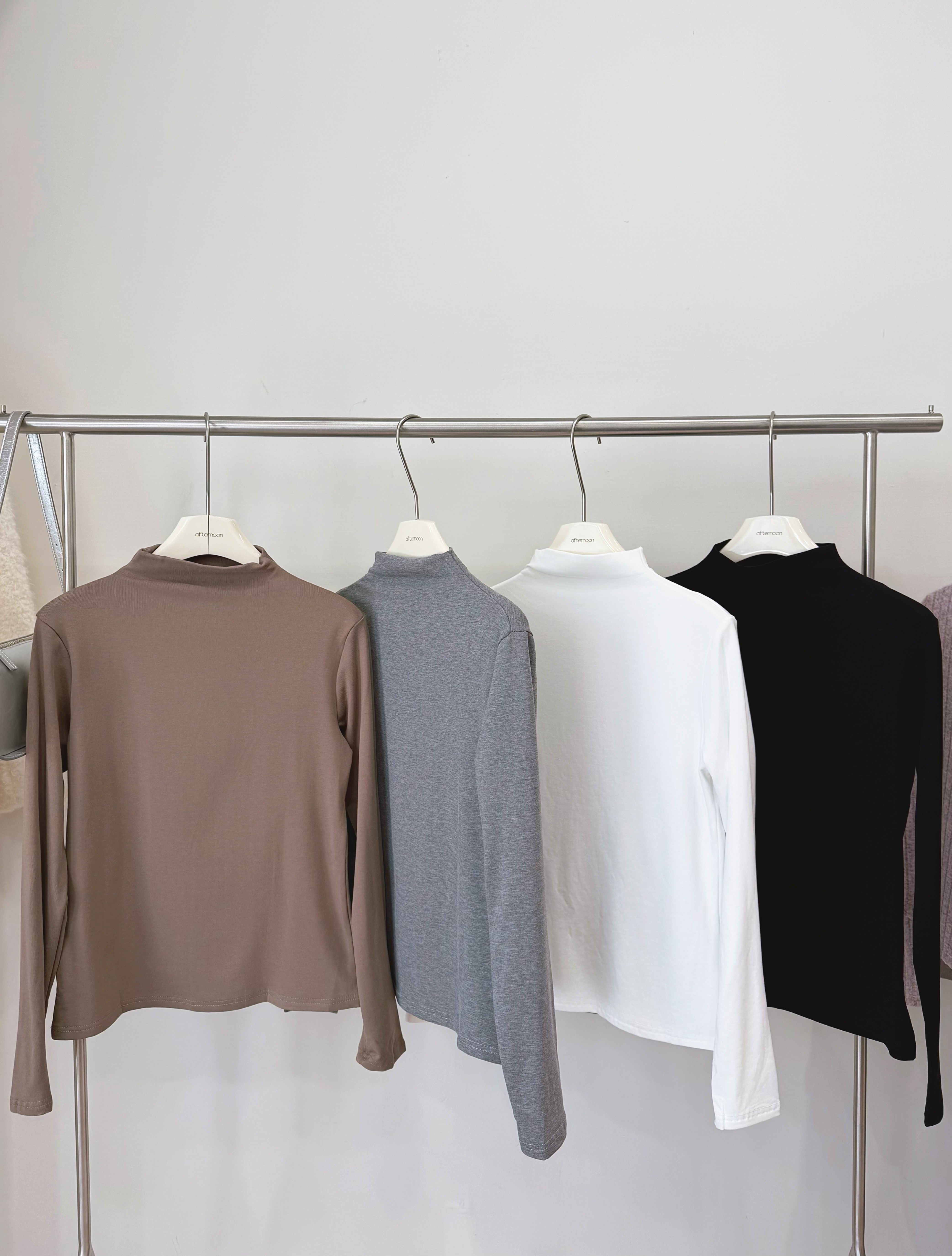 631 超彈慕斯感高領打底衣(內薄磨毛)