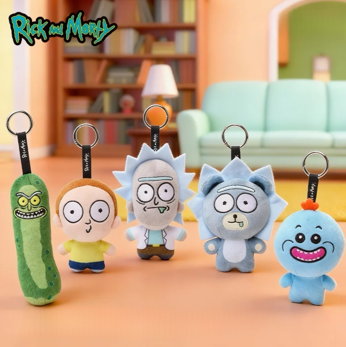 Rick And Morty 瑞克與莫蒂 正版授權 毛絨吊飾 鑰匙圈 5款 (任買兩件7-11免運)/預購