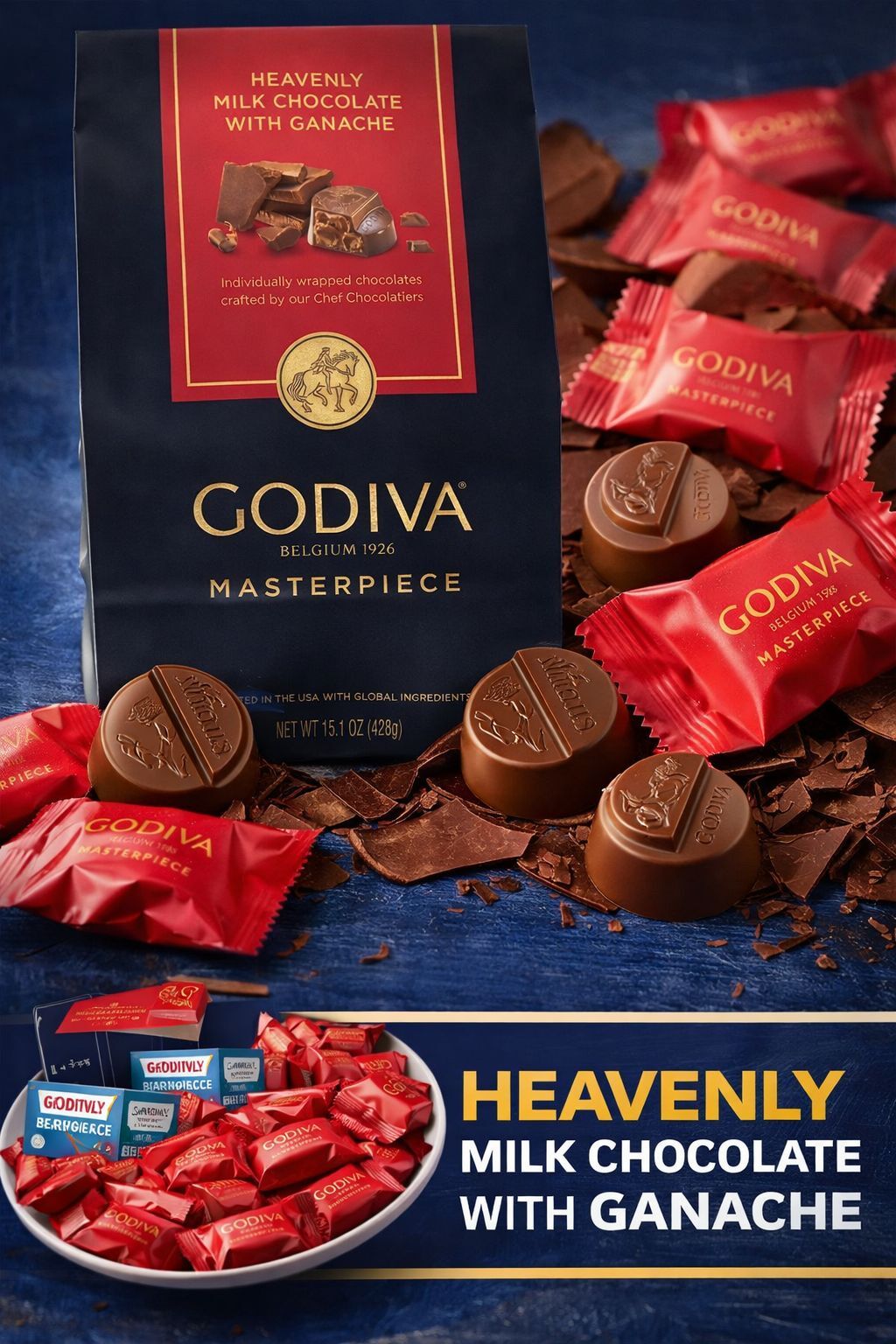 【現貨】GODIVA Masterpiece H011460 牛奶朱古力