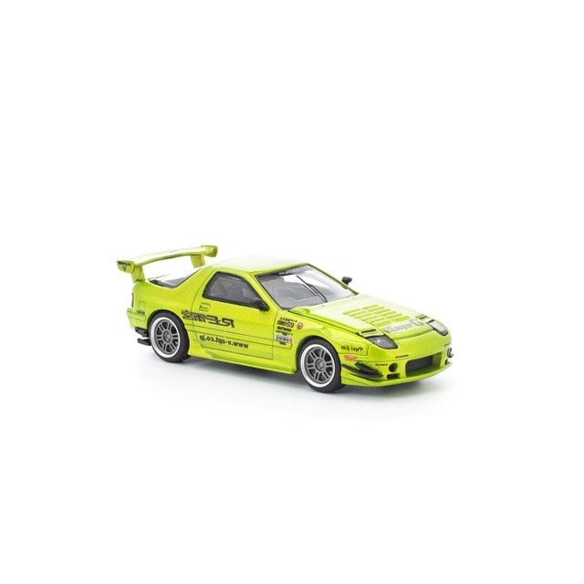 [預訂] POPRACE 1/64 MAZDA RX7 FC3S RE-AMEMIYA LUMINOUS GREEN