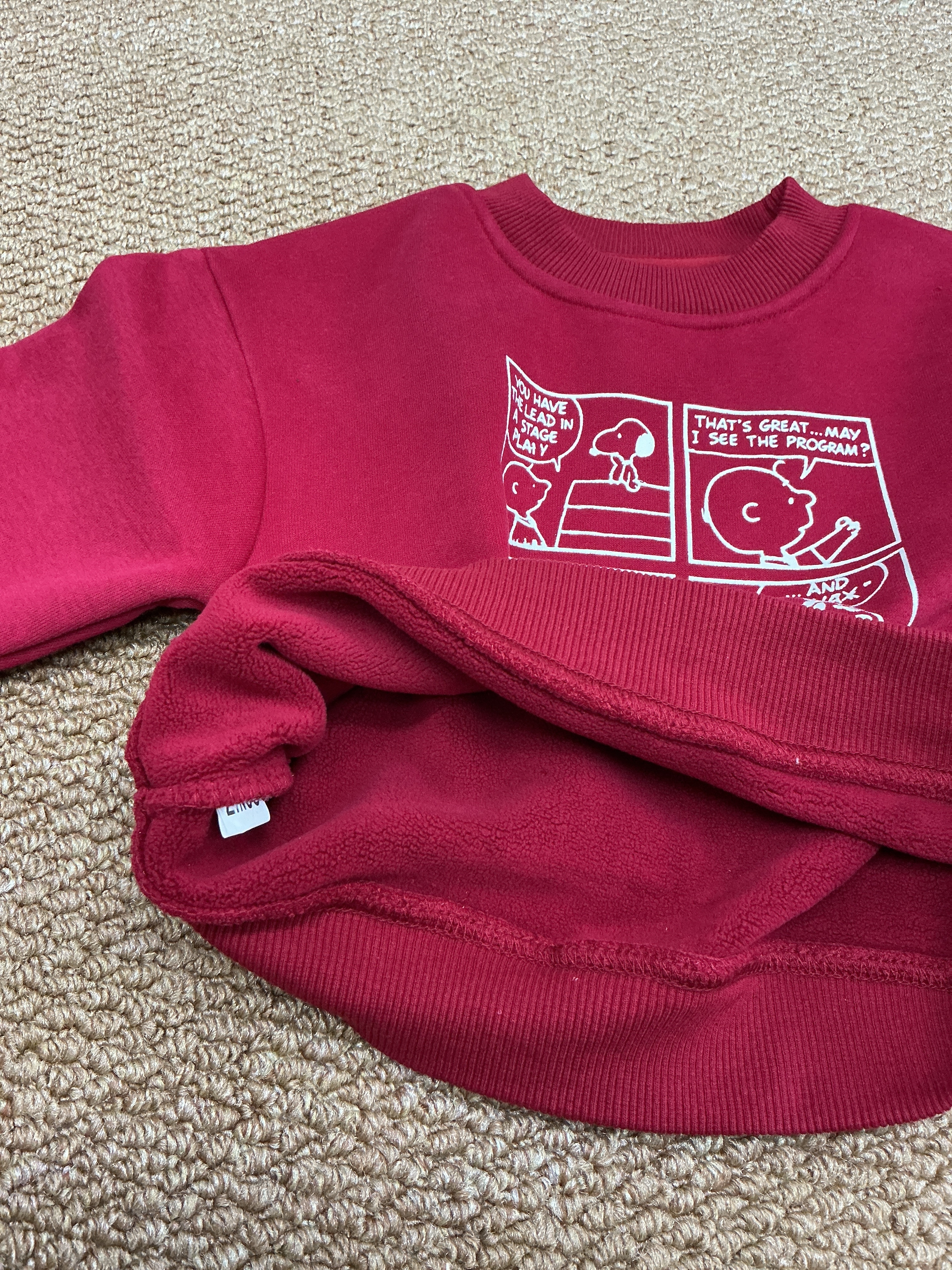 A04034史努比紅色上衣