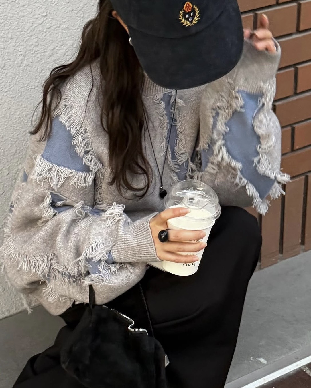 <情侶必備😍>日本 Classical Elf 流蘇 撞色 寬鬆 針織衫 5色