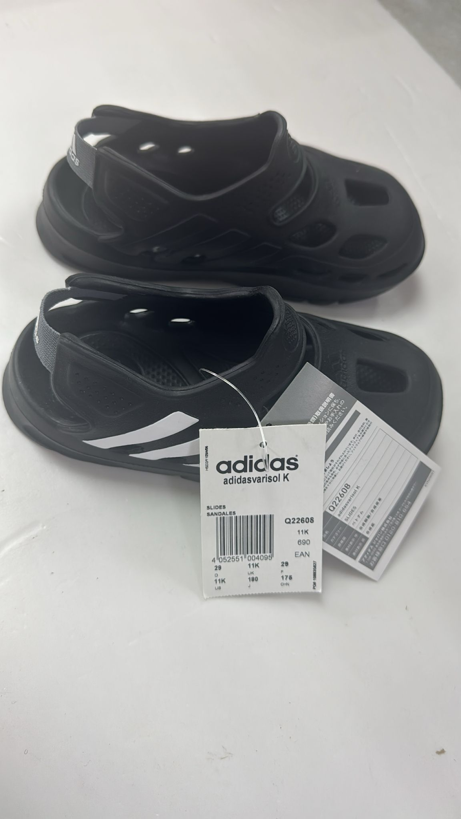 4G056 Adidas 童裝涼鞋 size 175