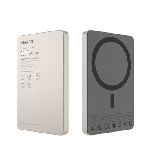 [CCC認證產品] Maxco Magnetic 5000mAh PD 20w 金屬磁吸流動電源 MP38