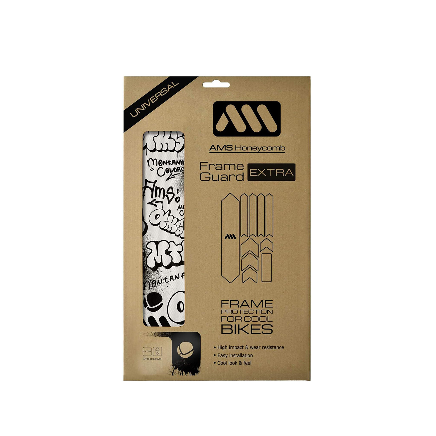 AMS Honeycomb Frame Guard Montana Colors (Extra for Trail, AM, Enduro, Freeride, and DH)