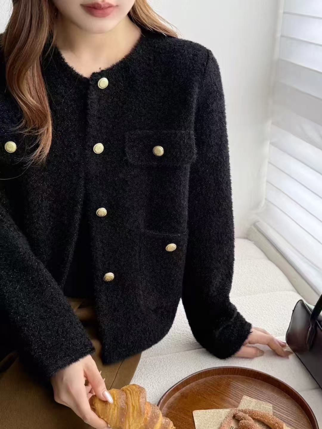 8080 水貂毛小香風外套