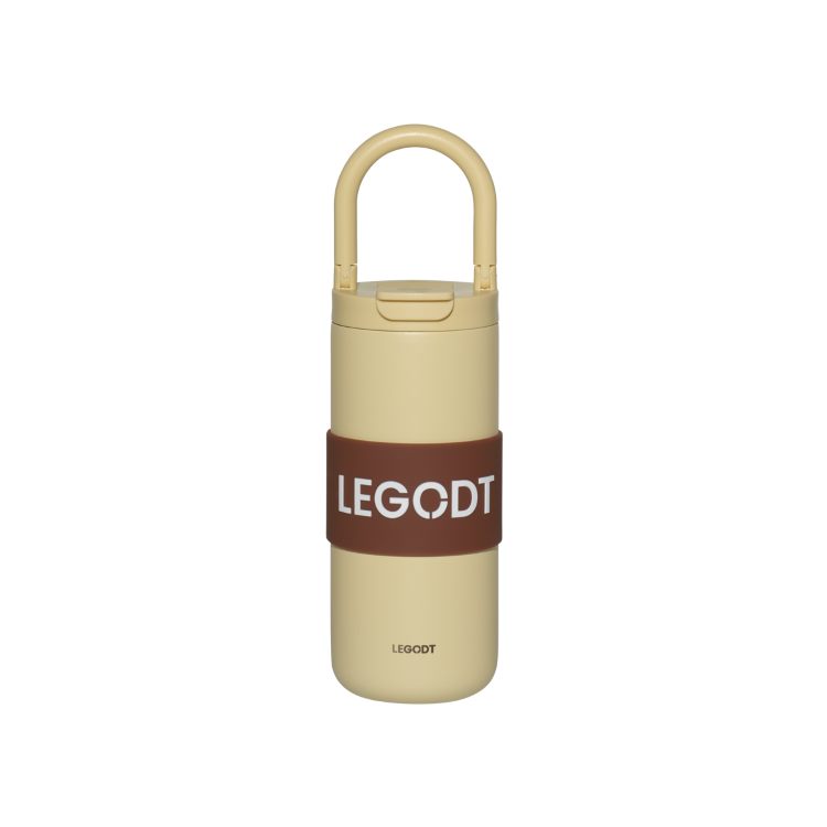 韓國 LEGODT 多巴胺繽紛提把保溫瓶 multi 600ml 奶油