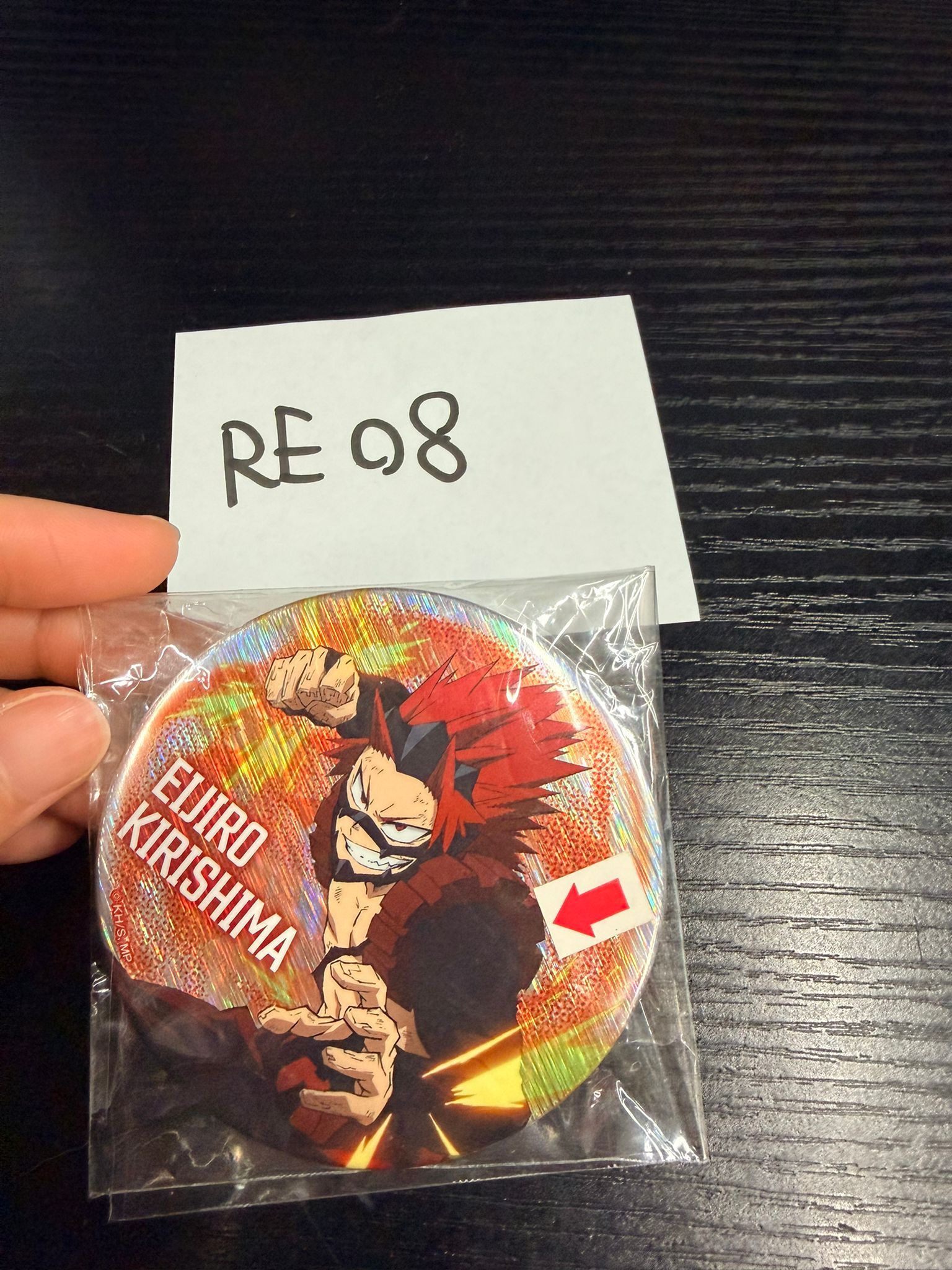 我的英雄學院 切島 襟章 瑕 #RE08