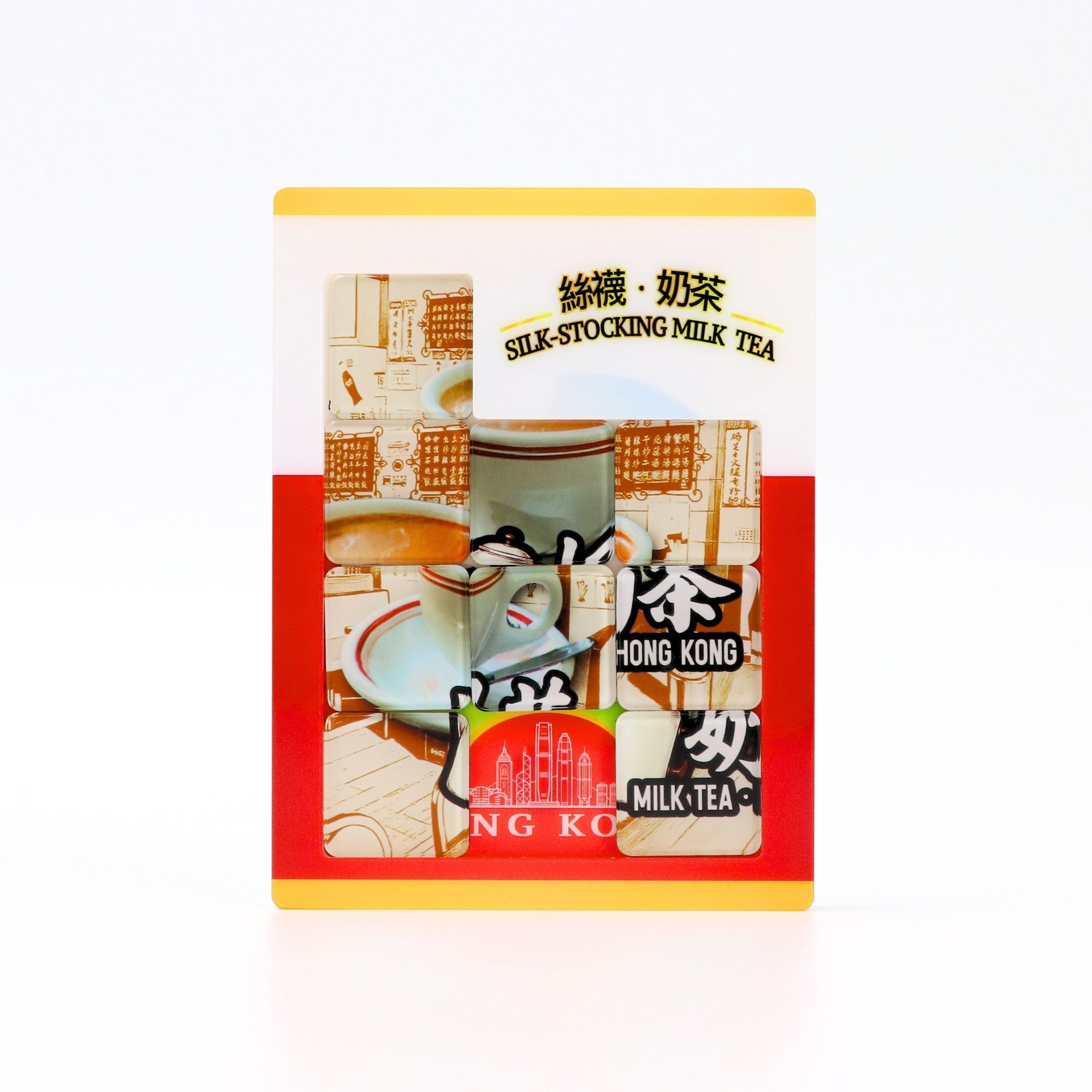 Klotski puzzle Magnet - Milk Tea