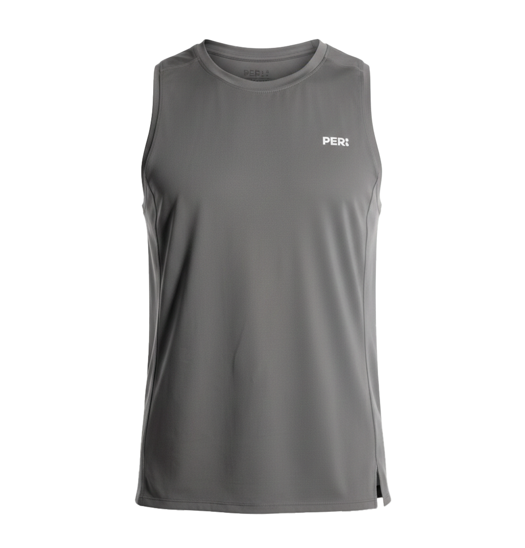 PERi | 合身訓練背心 - 岩石灰
