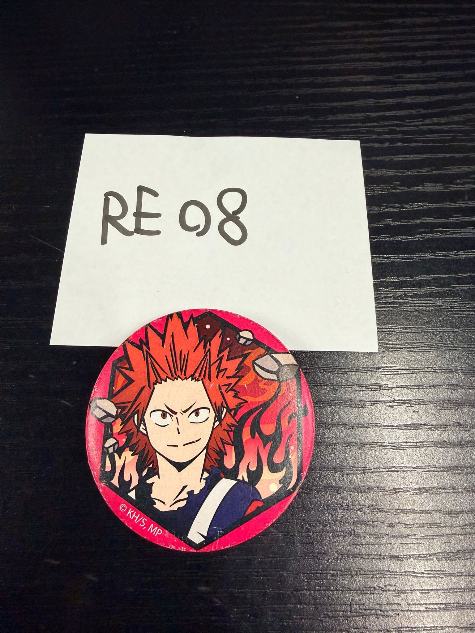 我的英雄學院 切島 襟章 瑕 #RE08