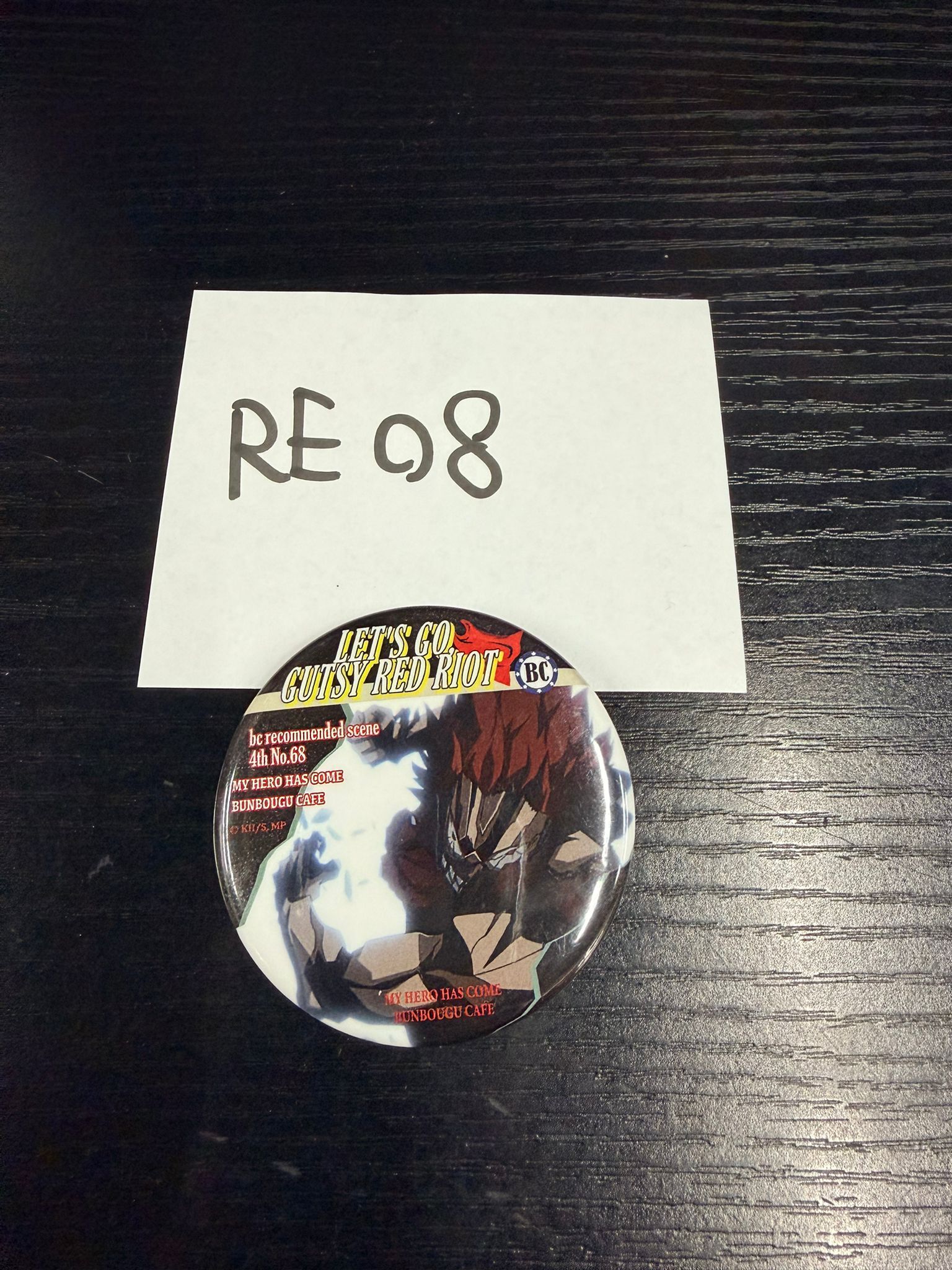 我的英雄學院 切島 襟章 #RE08