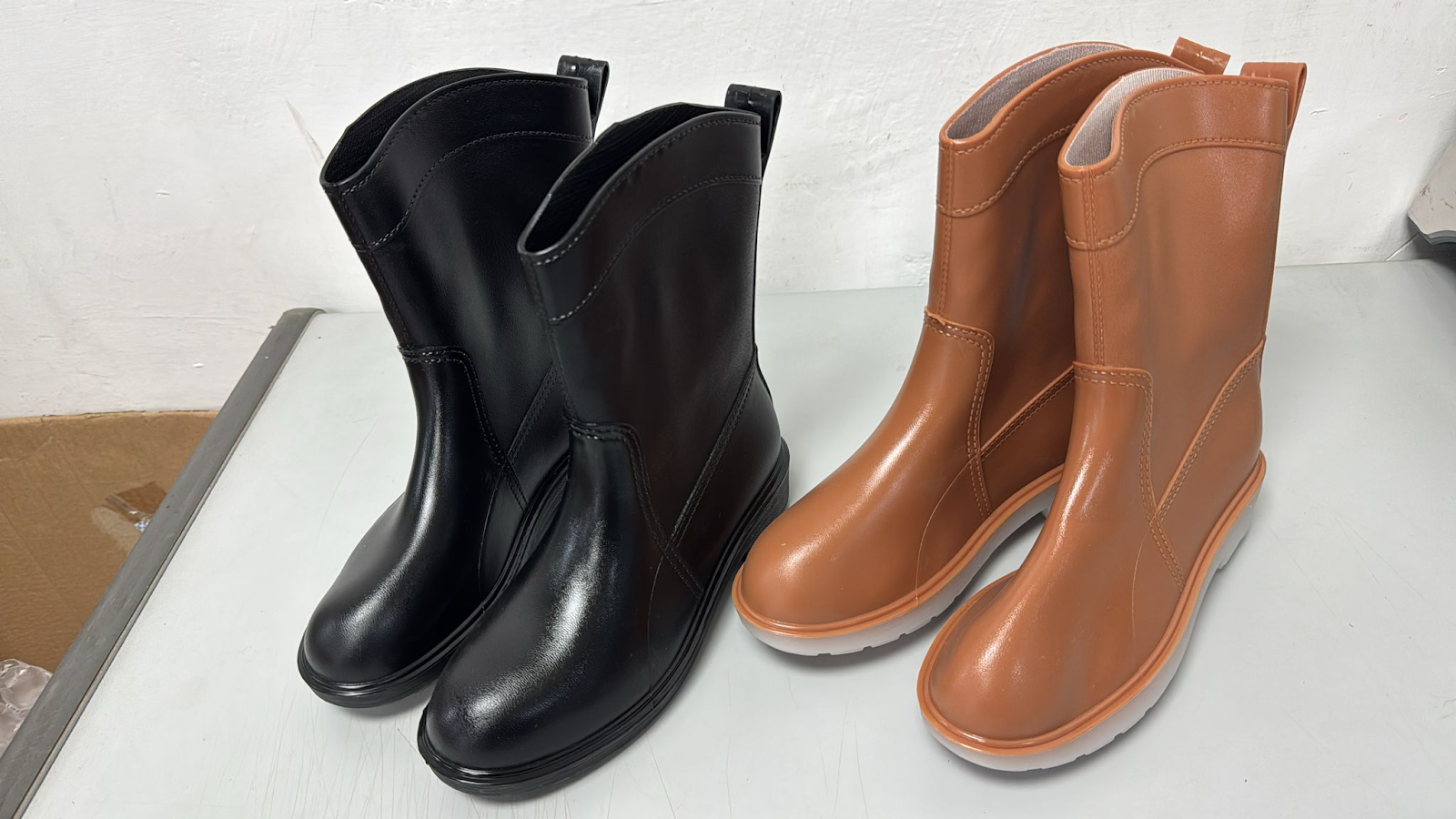 4G089 日系防滑中筒雨靴