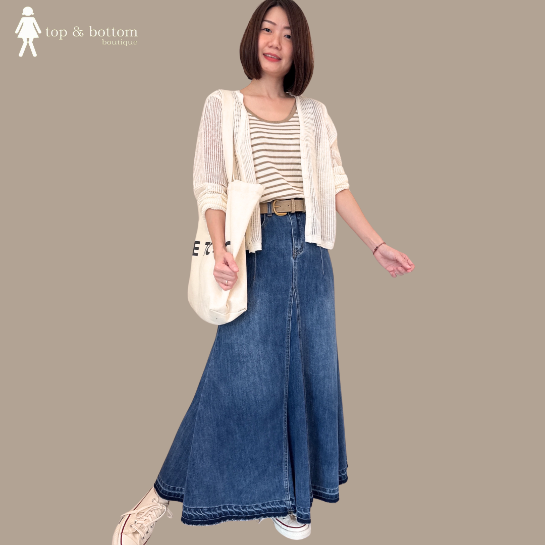 STRIPED KNIT SINGLET