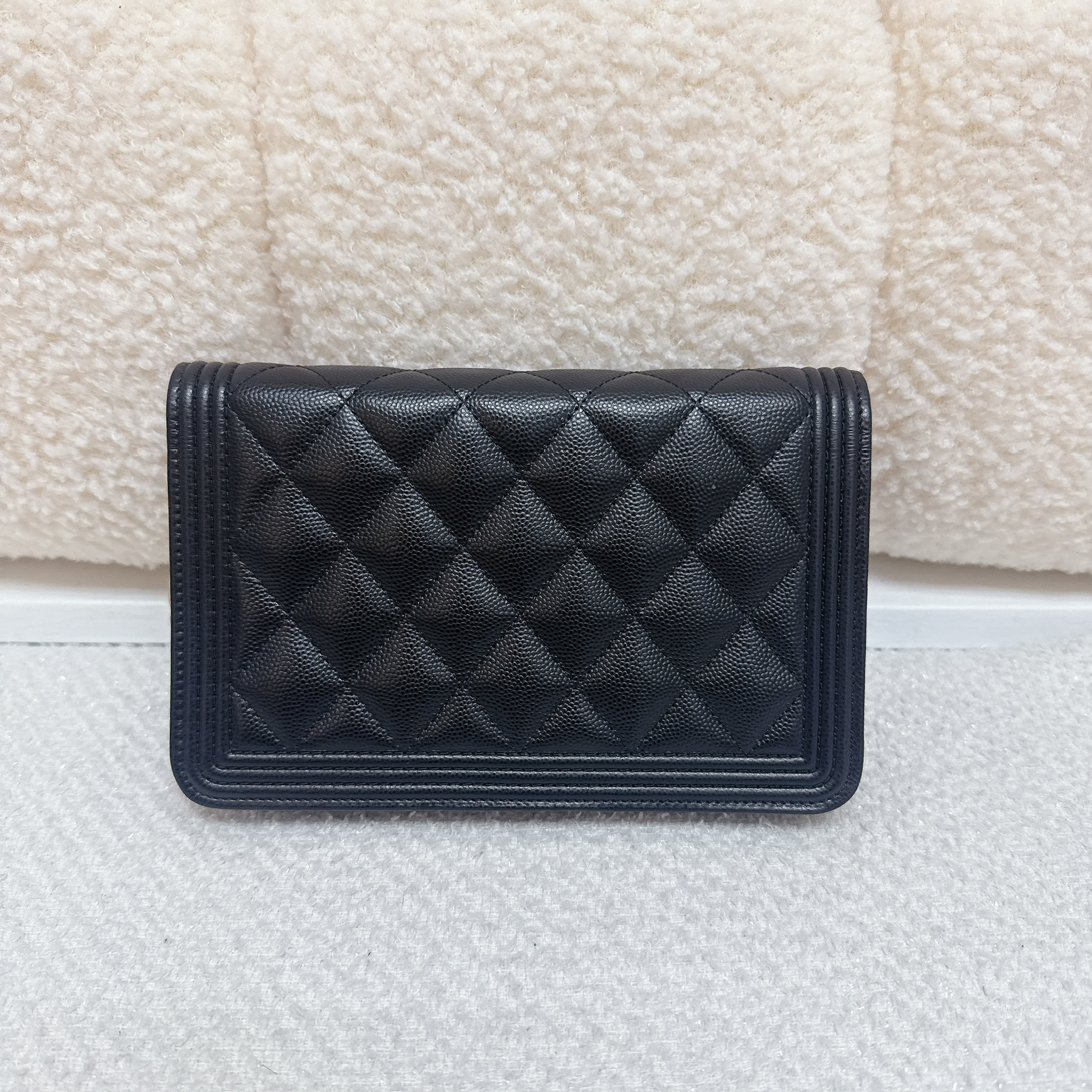 Chanel Boy WOC - Black / Ghw