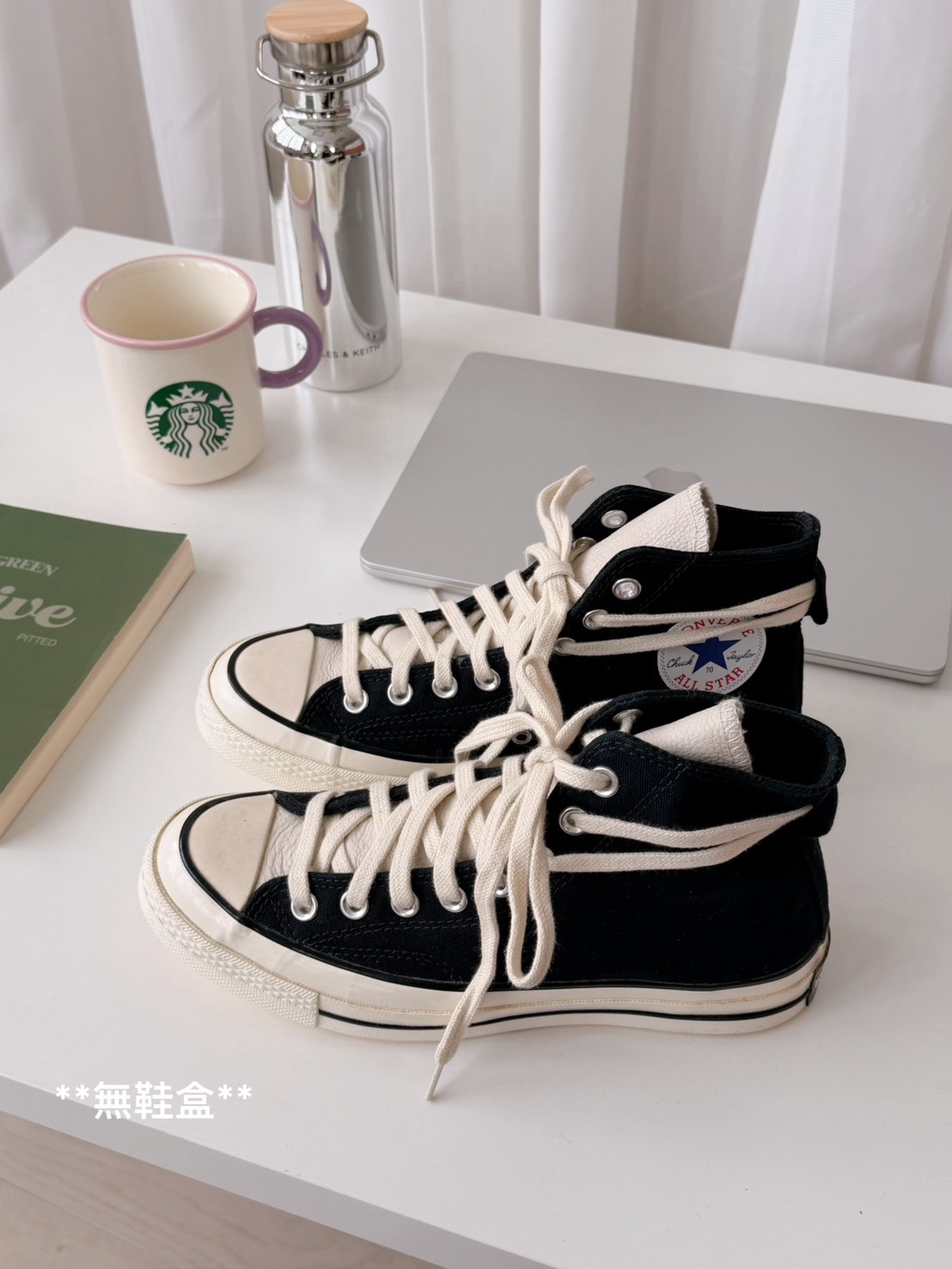 <不管多賠‼就是要清🔥> NG-25cm-CONVERSE X Fear of God ESSENTIALS Chuck 70 High 聯名高筒帆布鞋