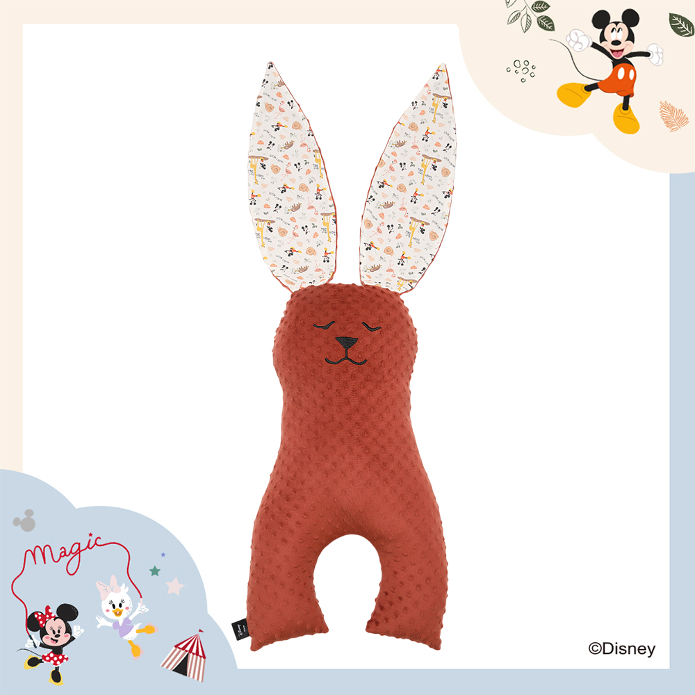 La Millou波蘭 逗比兔(70cm)｜動物園篇(奶油米底)｜奶油紅絲絨