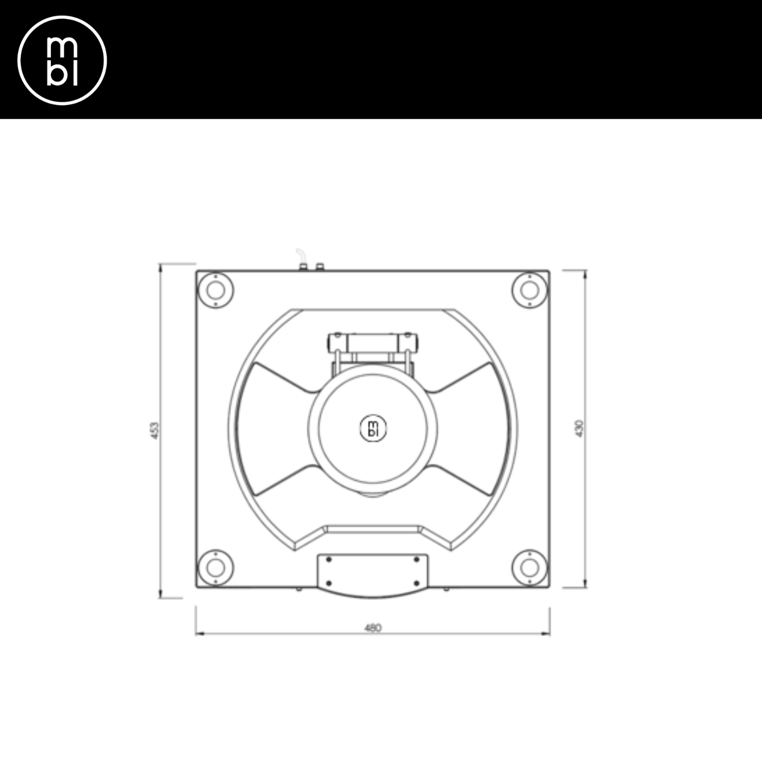 MBL Reference 1621 A CD Transport Dimension Top